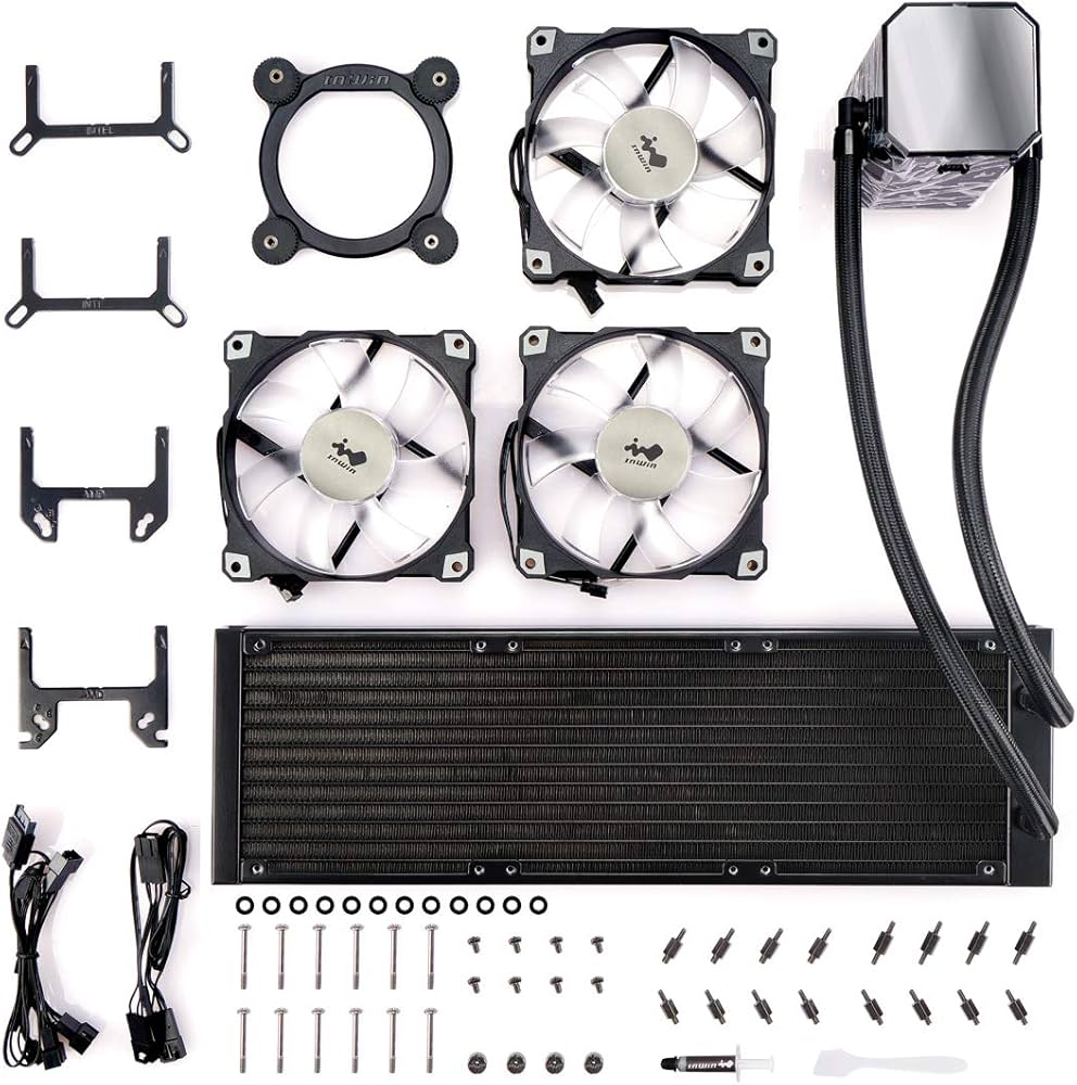 Amazon.co.jp: IN WIN SR36 360mm AIO ツインタービン液体CPU