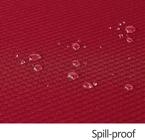 Miniatura 5 de maxmill Mantel texturizado, resistente a las manchas, impermeable y resistente a las arrugas, lavable, mantel de tela para comedor y uso al aire