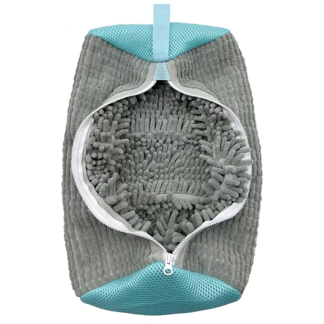 Bolsa para lavadora de zapatos reutilizable con cremallera gris suave