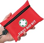 Mini Trousse de premiers soins - 147 Petit kit de premiers soins, avec boucle rotative Idéal pour les voitures, écoles, sports, maisons, voyage, camping, randonnée