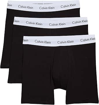 Calvin Klein Pack of 3 Men's Long Boxer Shorts Stretch Brief