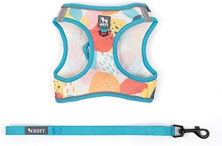 HUFT Easy Breezy Step-in Cat Harness – Abstract Print, Size M | Comfortable & Lightweight Adjustable Harness for Cats | Se... Price In India