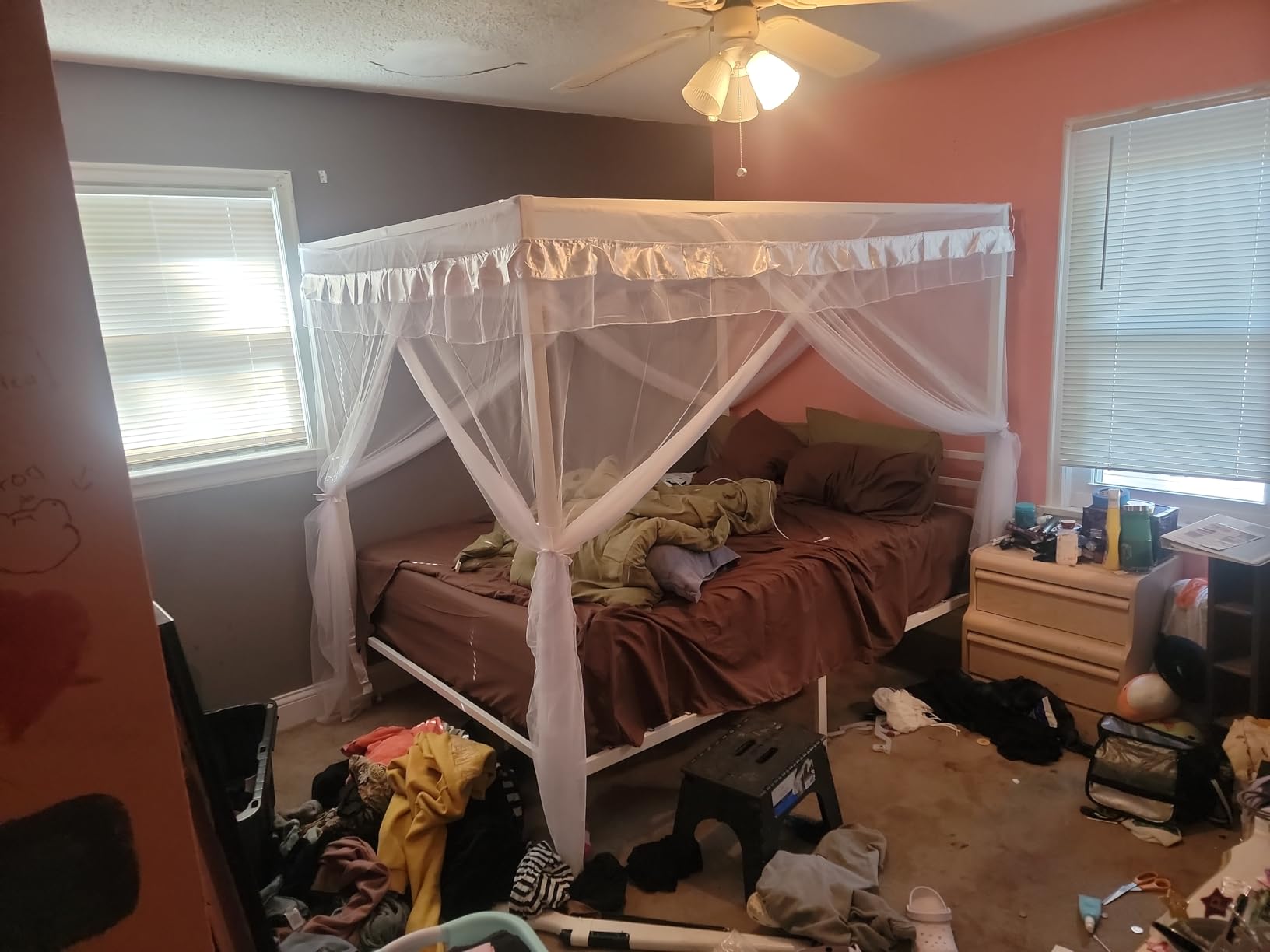 $9/mo - Finance Mengersi Unicorn Bed Canopy for Girls Canopy Bed ...