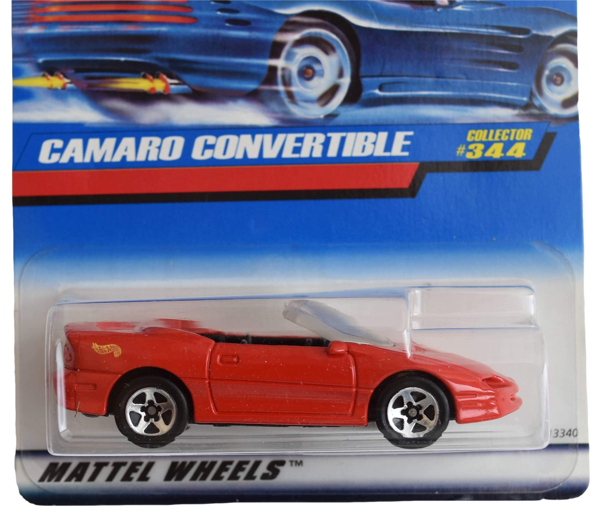 Hot Wheels Camaro Convertible #344, red