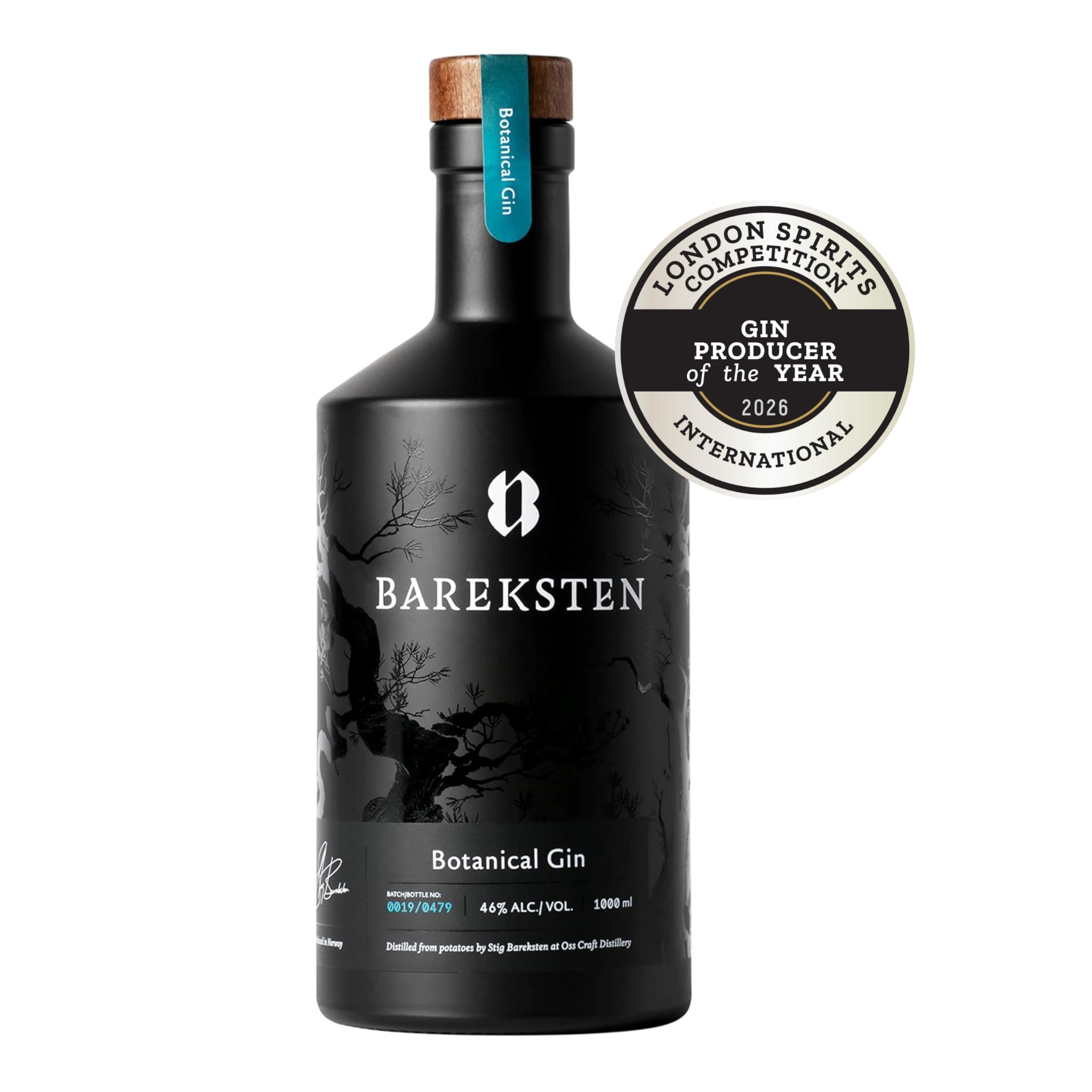 Bareksten Botanical Gin 46% Vol. 1l