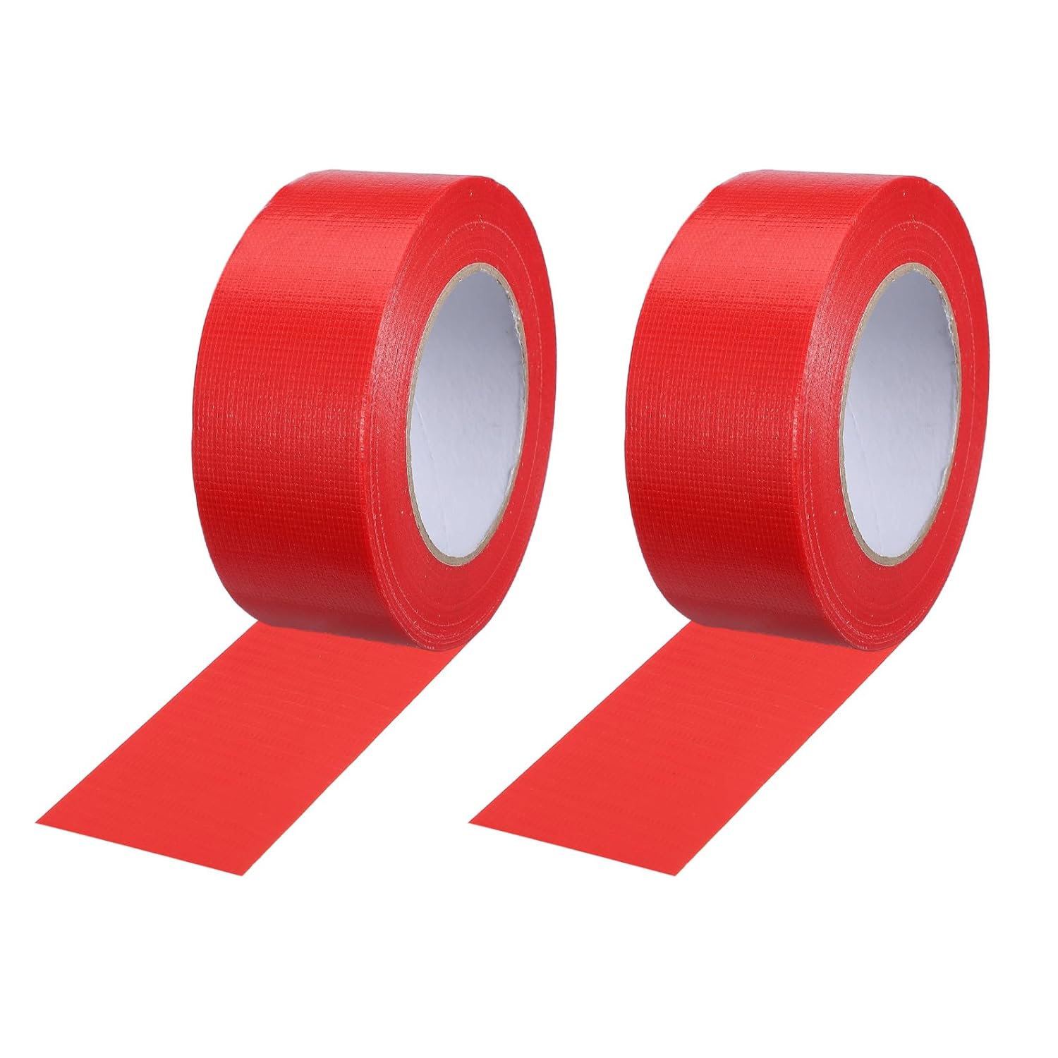 PATIKIL Pickleball Court Tape 2 in x 55 Yard (164 Ft), 2 Pack Waterproof Outdoor Court Line Tape Floor Marking Tool Matte for Gym Driveway Backyard, Red