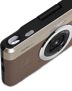 Kodak PIXPRO C1 Digital Camera, 13MP Compact Point & Shoot with 4X Optical Zoom, 180 Degree Flip Screen, 1080p HD Video, Brown