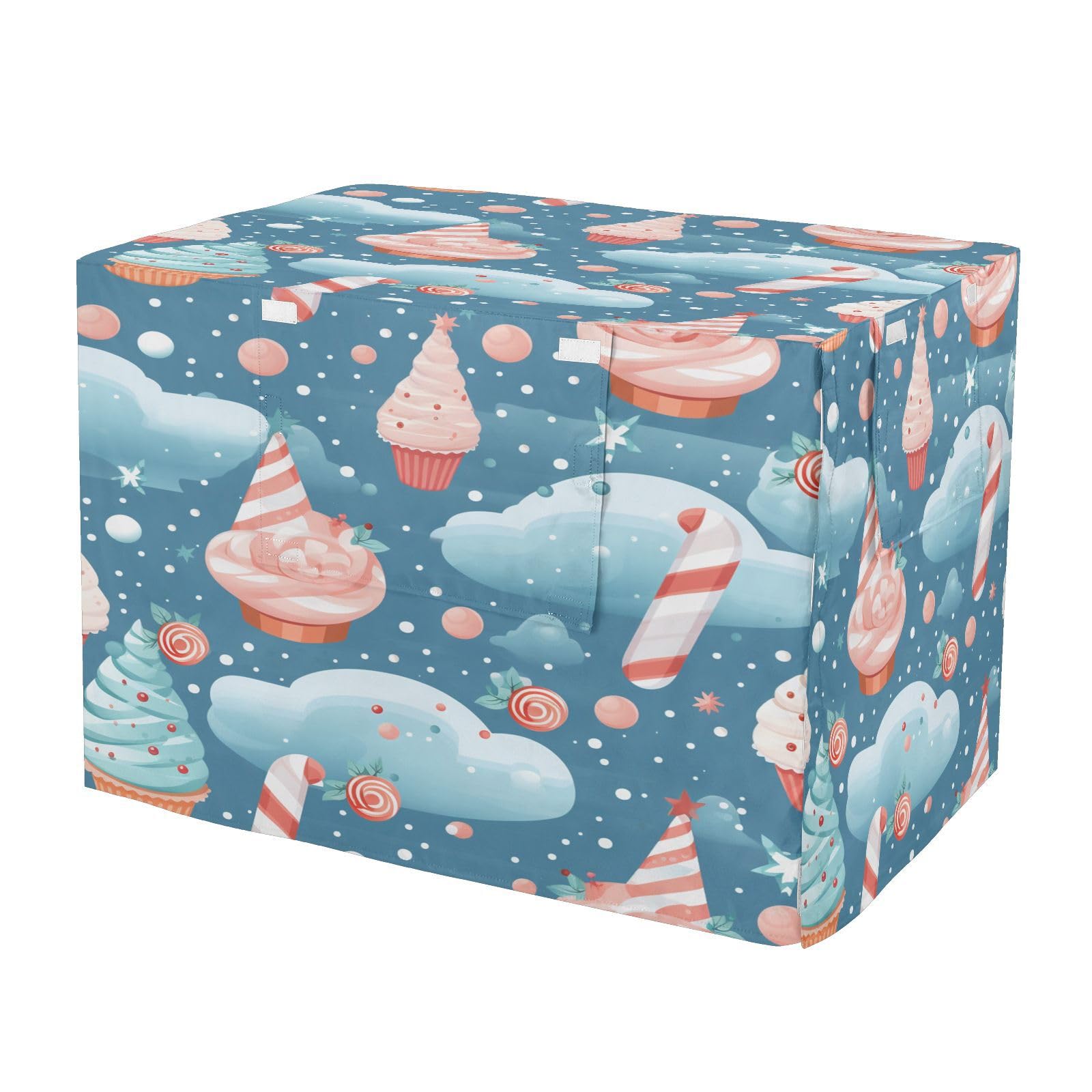 Housse imperméable pour cage chien chat bleu neige intérieur extérieur