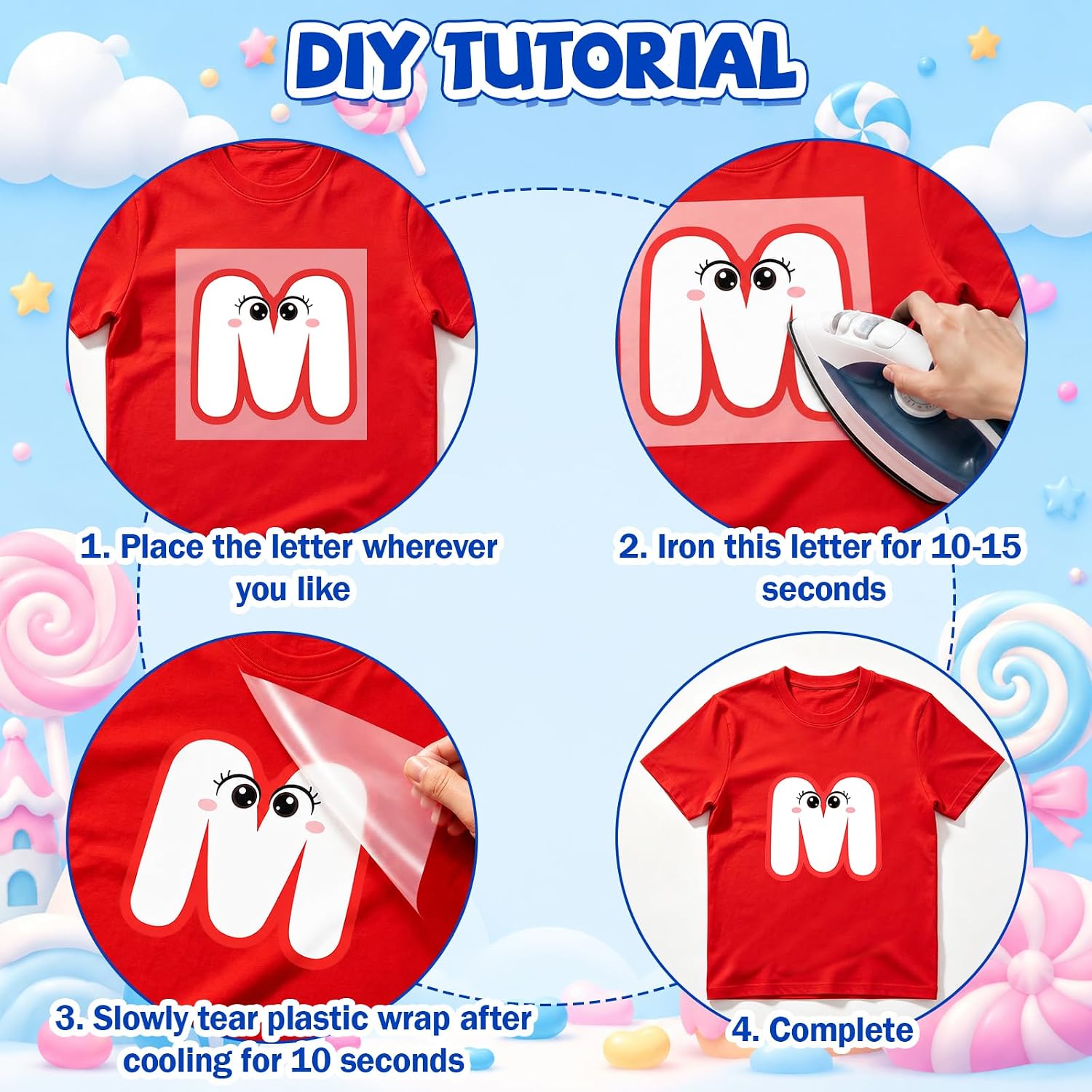 Tutu Skirt for Women adults with M Headband DIY Stickers Iron on Letters Chocolate Candy Halloween Costume image 5