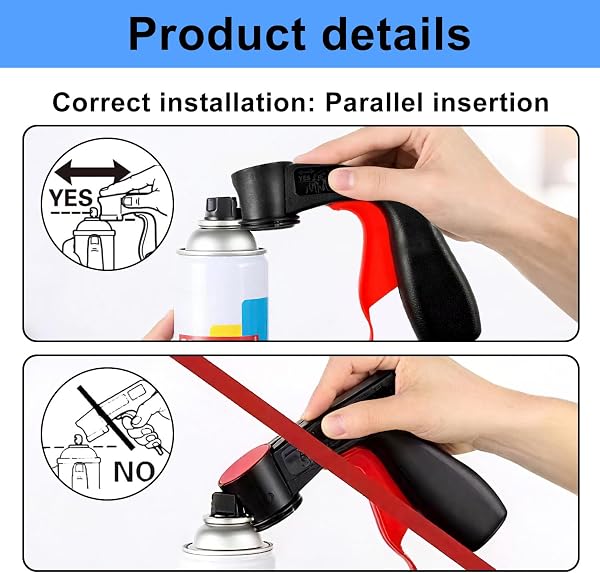 2-Pack Spray Can Trigger Grip Handle – Comfortable Spray Tool, Precision Control for Paint, Cleaning, and DIY Projects - 3