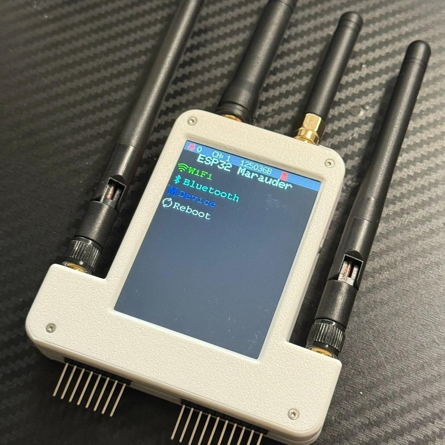 VIDOO Scheda Espansione 4 in 1 RF 433M + ESP32S2 + GPS + Modulo Schermo 2,8 pollici con 4pcs Antenna per Zero