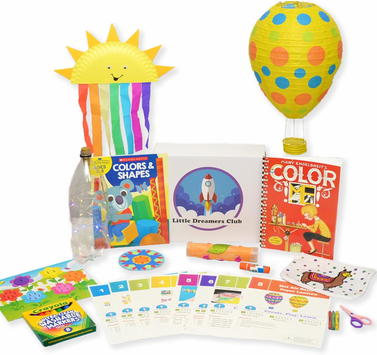 Little Dreamers Club The Creating with Colors Craft Box - Ages 3-5