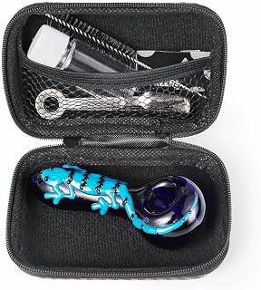 Tobacco Pipe - Collectible Gorgeous Gift Pipe, Easy Carrying Easy Use and Easy to Clean Pipe(Blue)