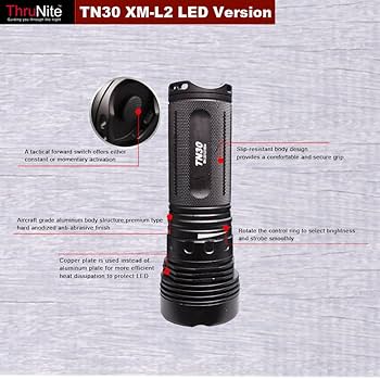 Amazon.co.jp: アップグレード版のThruNite TN30 【XM-L2