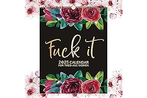 2025 Fu-ck It Calendar for Tired Women, 11 * 8.5in
