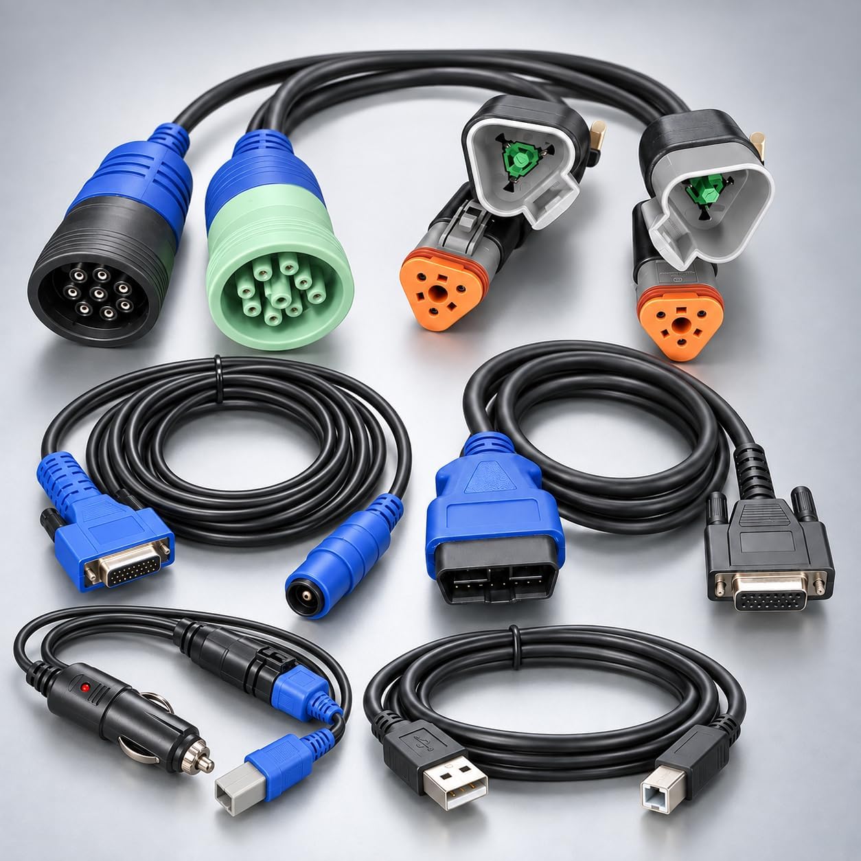 for Cummins Inline 7 Data Link Adapter Truck Diagnostic Tool with Insite 8.7 Software