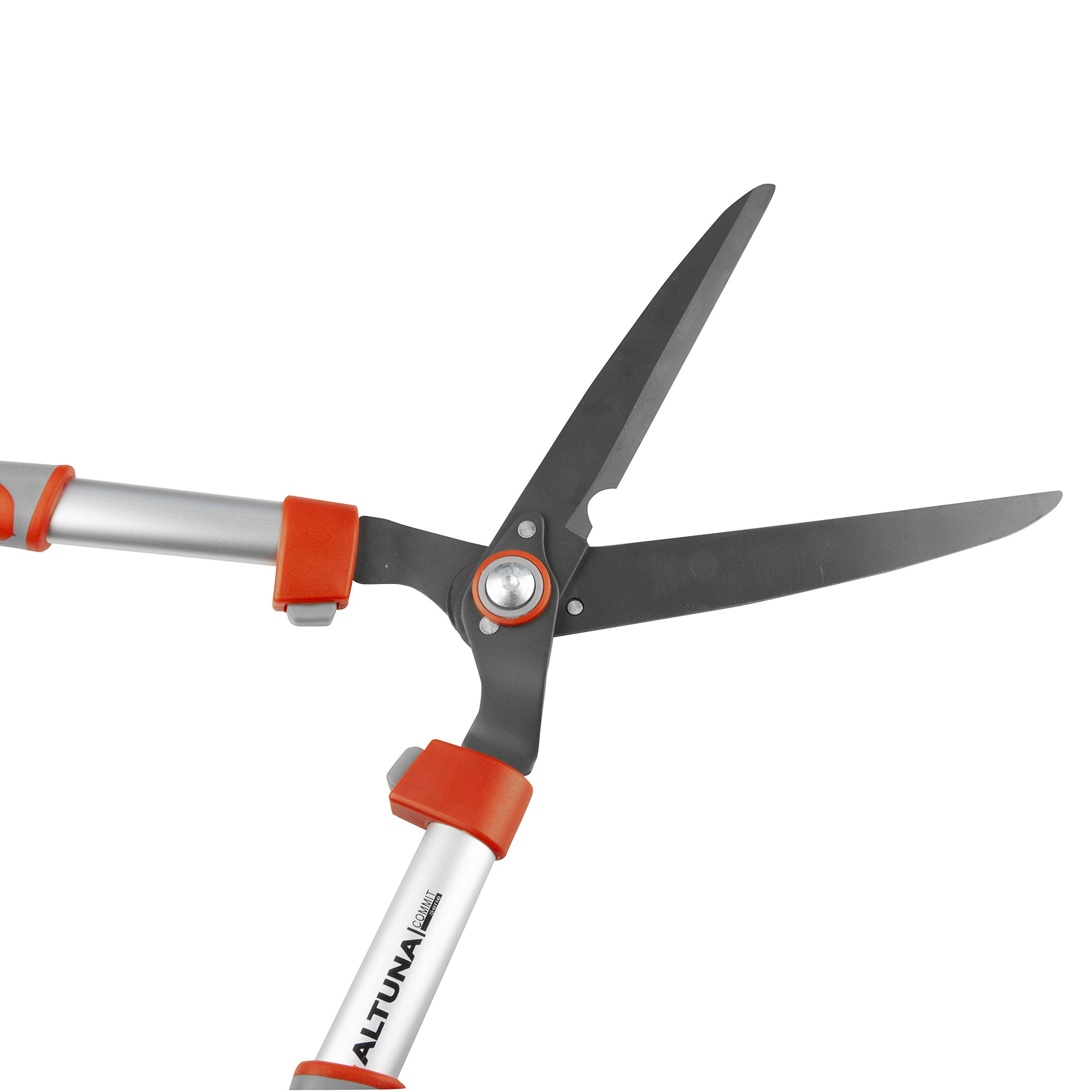 Tijera cortasetos jardin 58cm | Lunghezza 58 cm, alluminio rinforzato, impugnatura bimateriale, leggera e resistente per siepi e prato