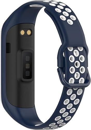 Miniatura 6 de BabyValley Correa compatible con Samsung Galaxy Fit 2, correa de silicona transpirable, correa de repuesto para Galaxy Fit 2 Fitness Tracker (negro
