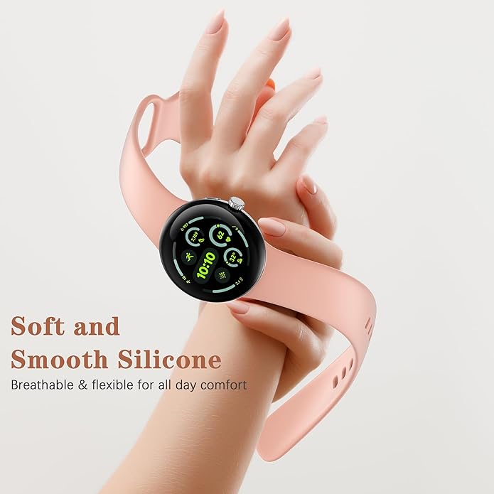 5 Correas de Silicona para Google Pixel Watch 3/4 45mm miniatura 2