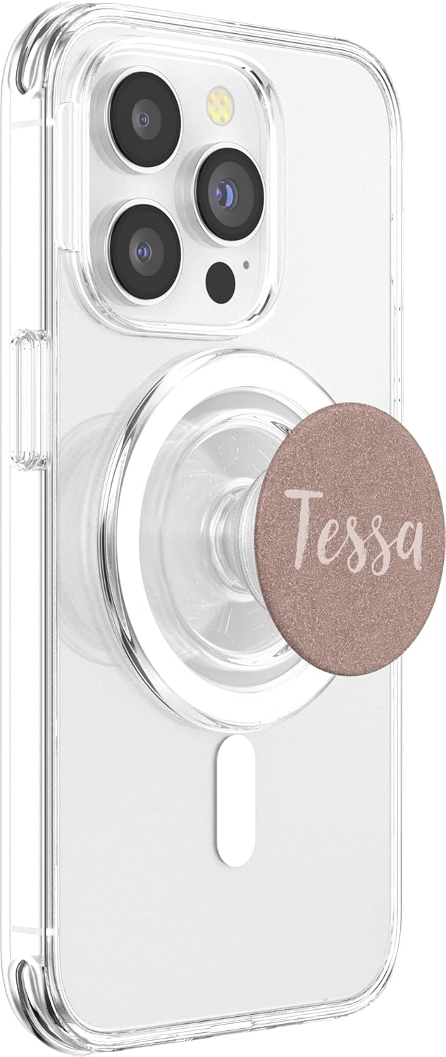 Name Tessa Personalized Girl Gift Custom Phone Accessory PopSockets MagSafe PopGrip for iPhone
