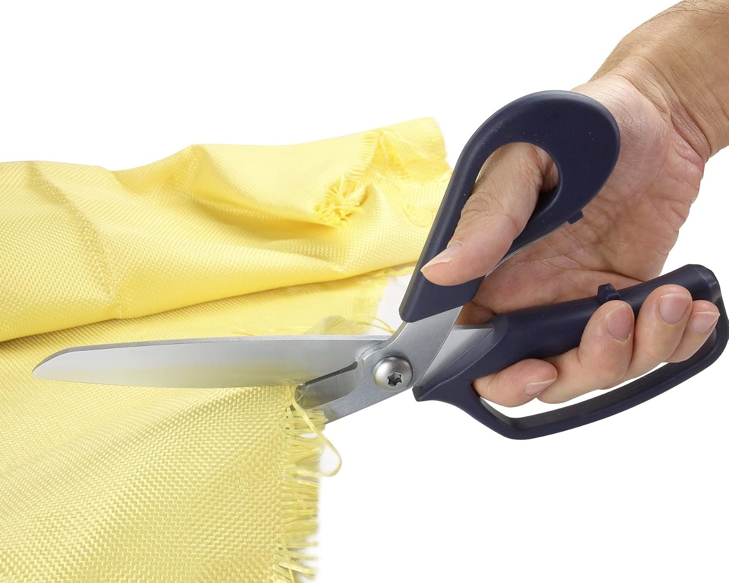 Ascend Tools 10 inch Carbon Steel Shears - Kevlar, Dyneema, Vectran, Spectra, Technora, Nomex, Innegra, Dacron, Fiberglass, Carbon Fiber, Breathers