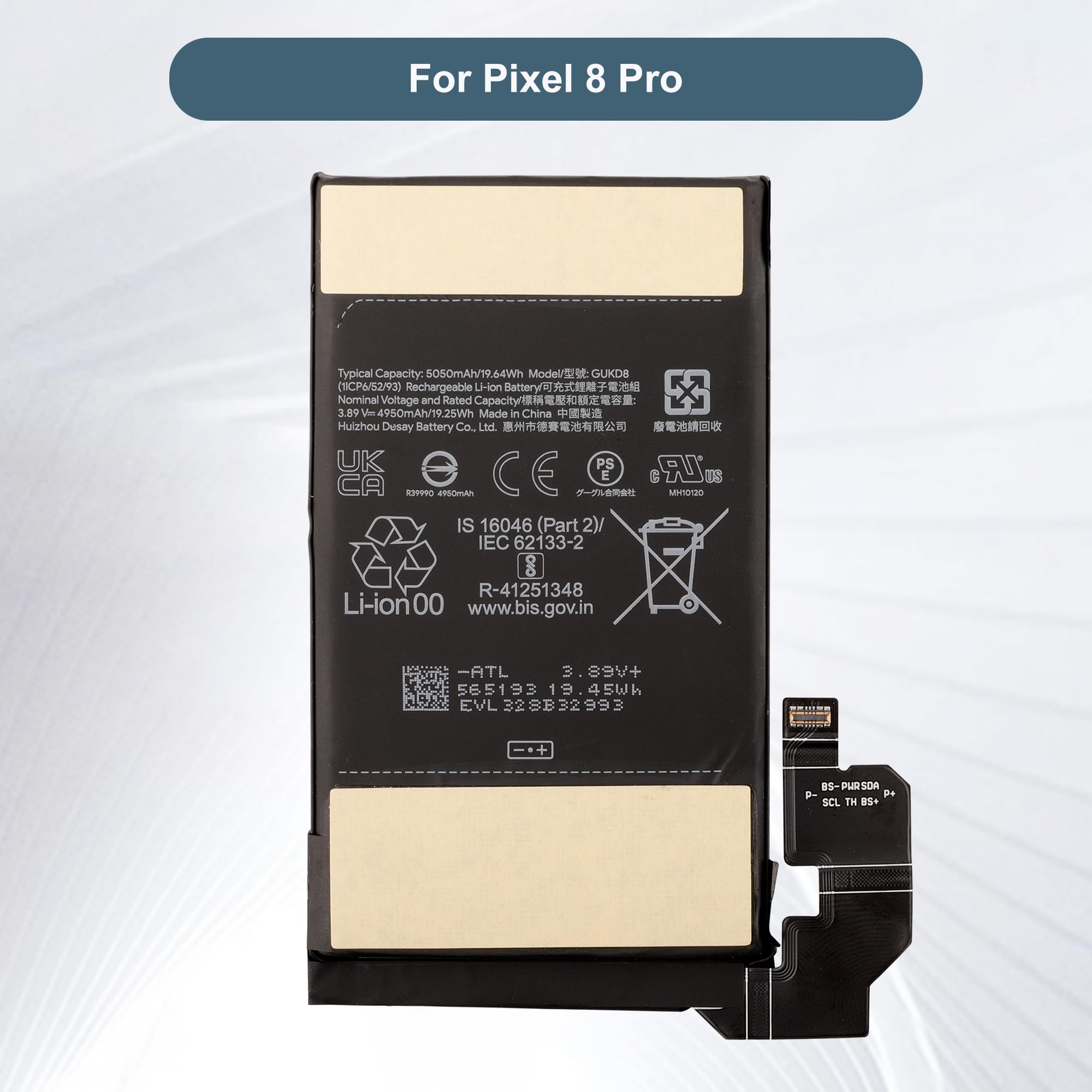 Amazon.com: E-YIIVIIL Replacement Battery GUKD8 Compatible with