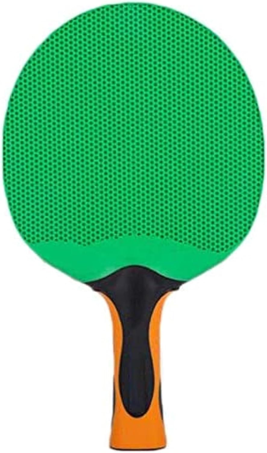 Ping Pong Paddle Rubber and Plastic One Shot Single Shot Family Leisure Entertainment Table Tennis Racket Table Tennis Paddle Set (Color : Green)