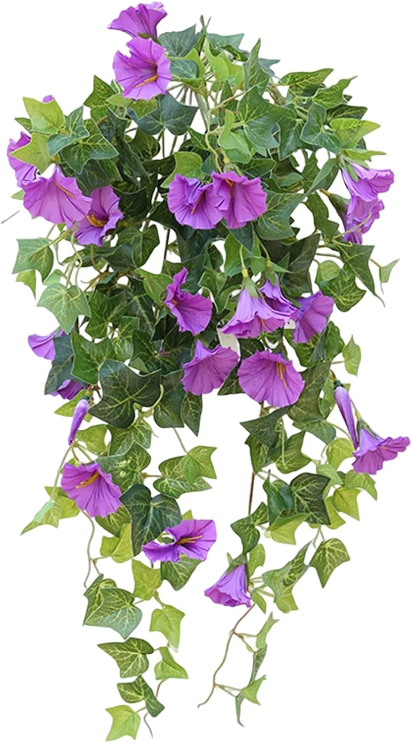 Tuelaly Realistic Fake Wedding Flowers Morning Glory No