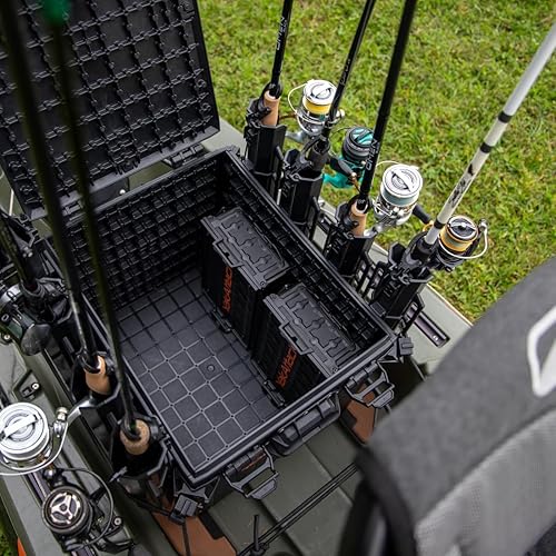 Miniatura 8 de YakAttack Sistema de caja de almacenamiento de equipo de pesca apilable TracPak  Accesorios de pesca en kayak