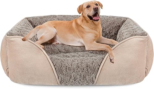 Miniatura 20 de INVENHO Cama extragrande para perros grandes, medianos y pequeños, rectangular, lavable, ortopédica, suave y relajante, duradera para mascotas, con