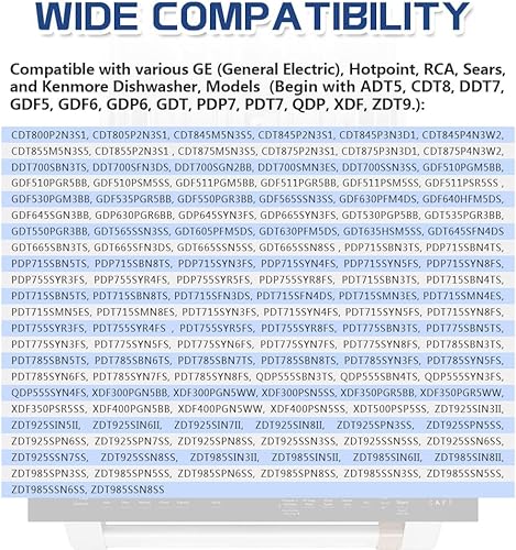 Miniatura 5 de WD12X26146 - Estante inferior para ruedas de lavavajillas para GE, rodillo inferior para escurridor de platos, reemplaza WD12X10435, AP6989036