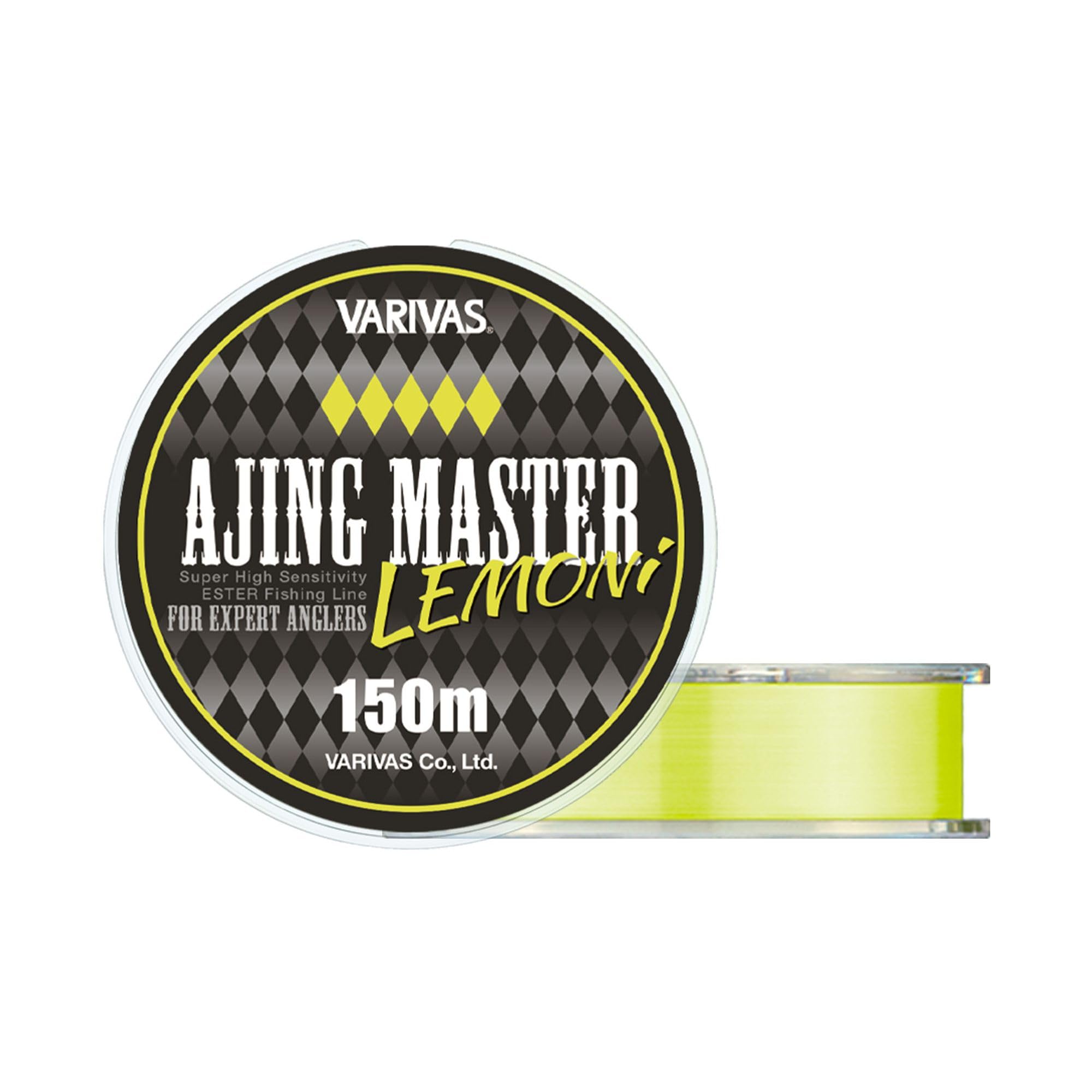 VARIVAS Ajing Master Ester Lemony 492.1 ft (150 m) Lemony Size 0.4