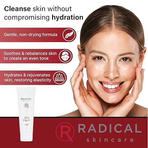 Miniatura 3 de Radical Skincare Limpiador hidratante fórmula rica en antioxidantes, no seca, suave que promueve el recambio celular, para todo tipo de piel, sin
