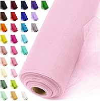 Vista 40 de Rollos de tela de tul blanco de 54 pulgadas por 20 yardas, perno de carrete de tutú para decoración de bodas, falda tutú de baby shower, envoltura