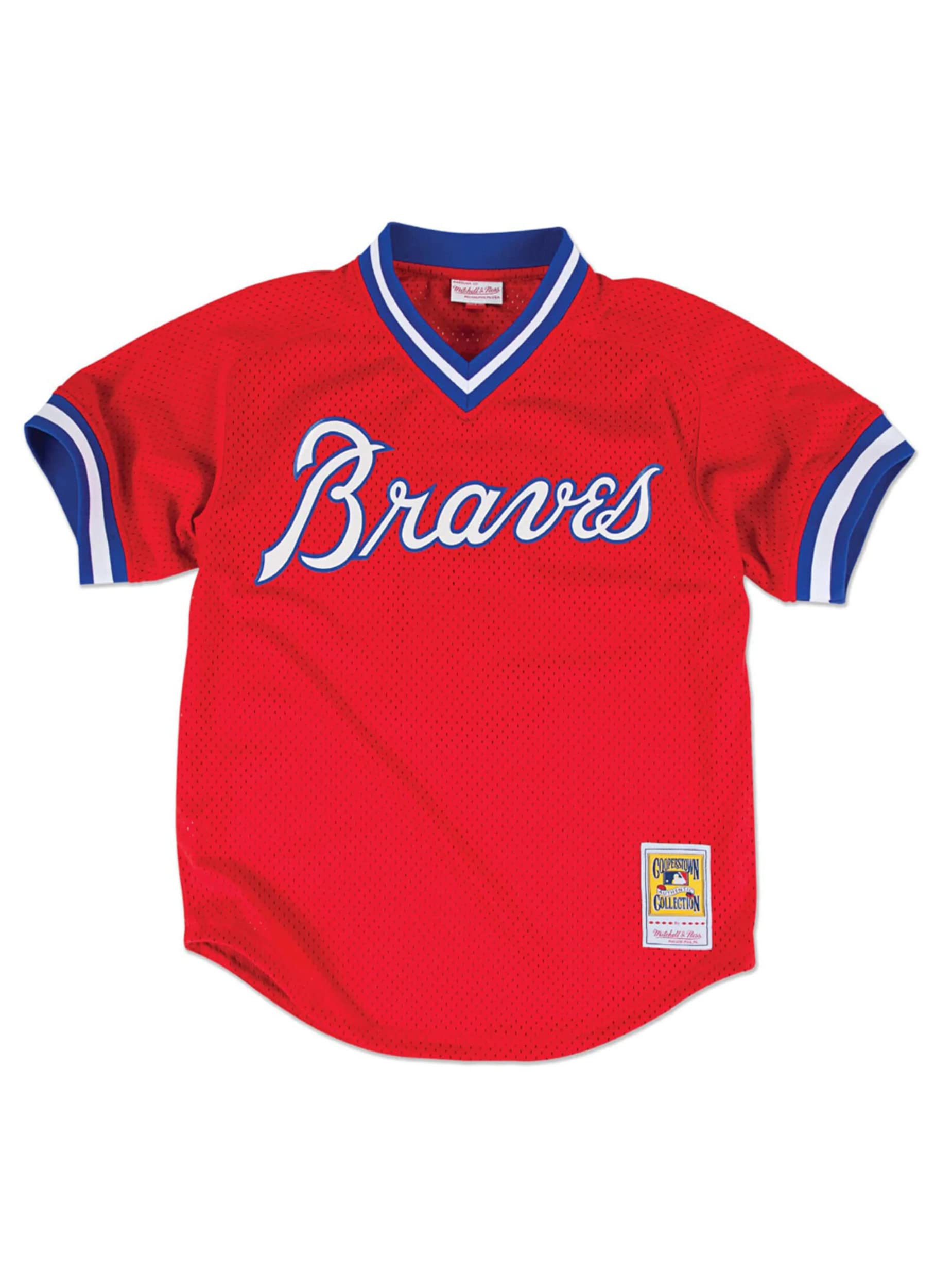 Mitchell & NessDale Murphy Atlanta Braves Men's Authentic 1980 BP Jersey - Red