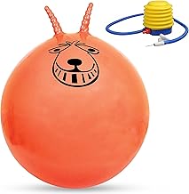 Denny International Large Retro Space Hopper Exercise Play Toy Ball Indoor Outdoor Adult Kids Party Game 60cm / 80cm
