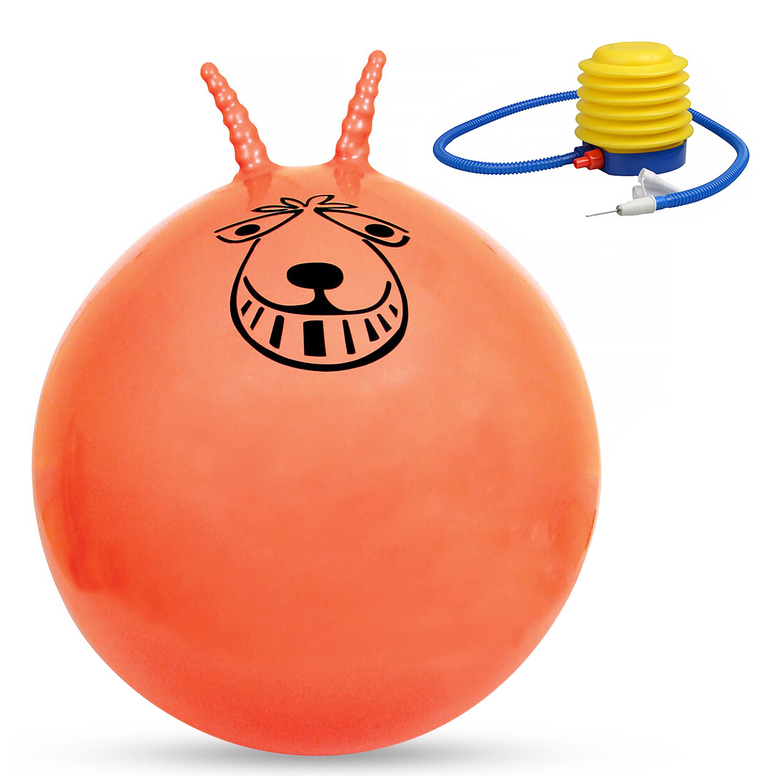 Denny International Large Retro Space Hopper Exercise Play Toy Ball Indoor Outdoor Adult Kids Party Game 60cm / 80cm
