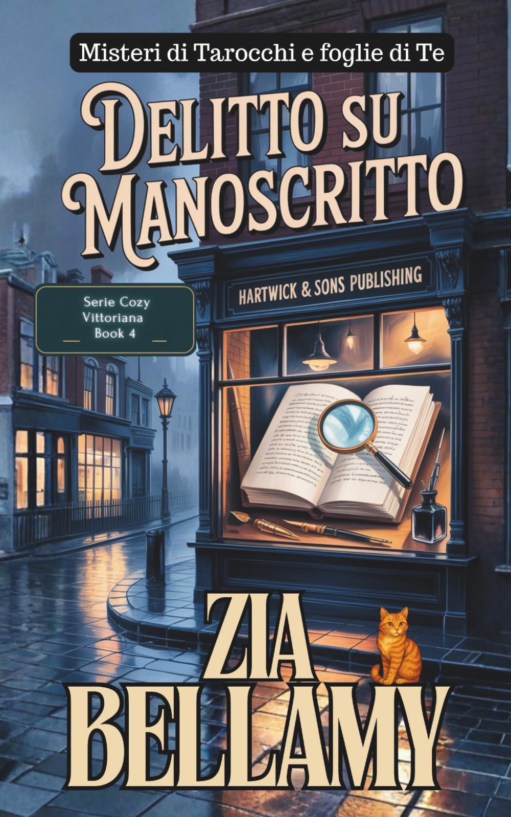 DELITTO SU MANOSCRITTO: Un Cozy Mystery Vittoriano (Un mistero tra tarocchi e foglie di tè - Italian)