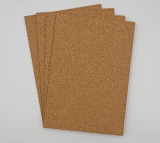库存有限 软木片 细纹 A4开 4张一套 (2mm厚)