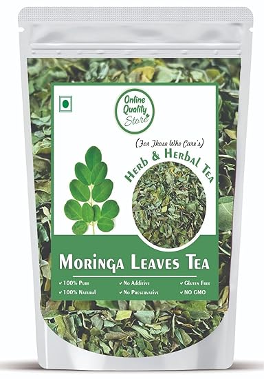 Moringa Leaves - 100g |Moringa Dry Leaf, Dried Drumstick Tree Leaves, Natural Super-Food For Making Herbal Tea, Smoothies, Soups - multiuse