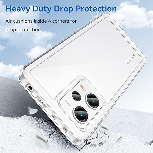 Miniatura 5 de Funda para Xiaomi Redmi Note 12 Pro Plus, funda delgada a prueba de caídas protege de caídas, arañazos, huellas dactilares Parte trasera de acrílico