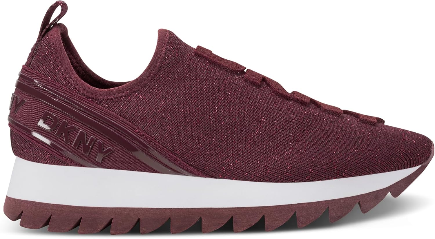 DKNY Womens Abbi Knit Slip on Sneaker with Logo - Image 5