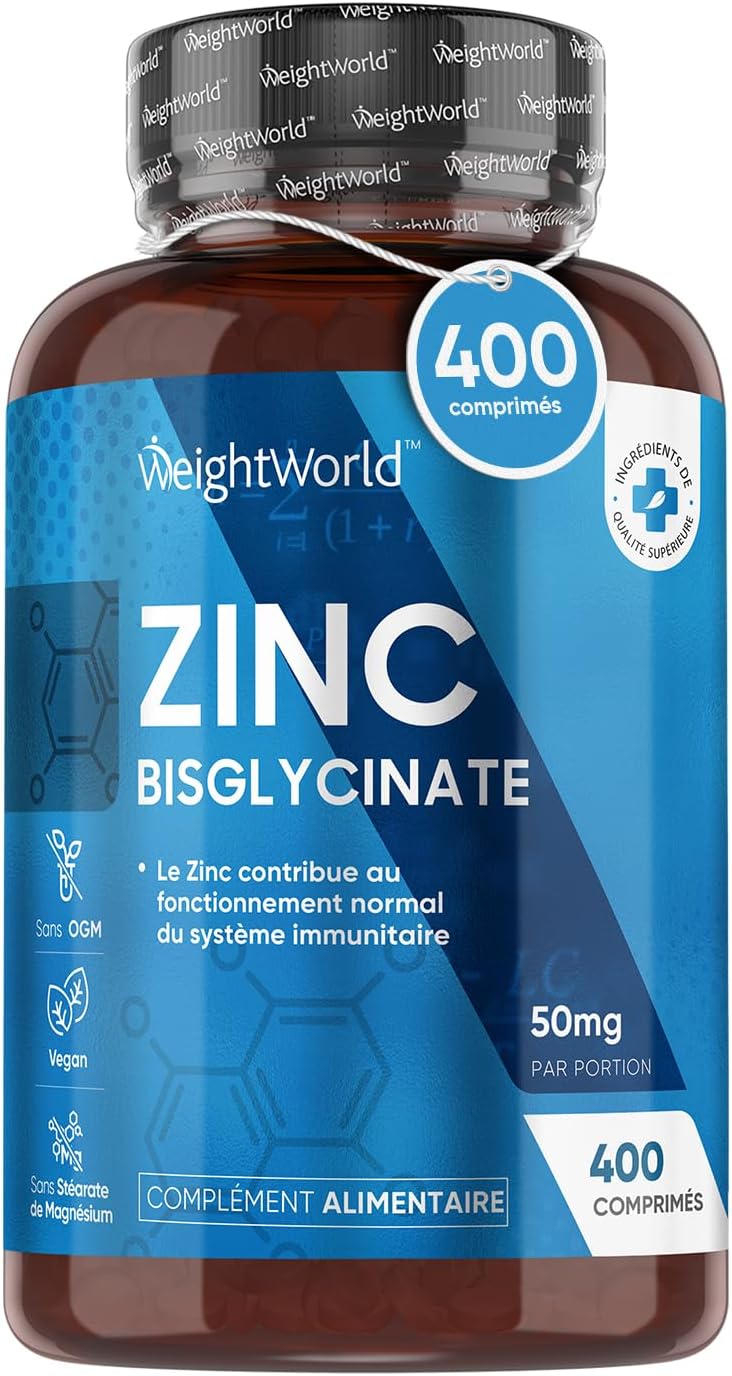 Zinc Bisglycinate Vegan 400 Comprimés : Avis Complète sur ce Complément Alimentaire Haute Biodisponibilité pour Os, Peau, Cheveux et Ongles – 12,5 mg/Jour. Zinc Bisglycinate Vegan 400 Comprimés : Avis Complète sur ce Complément Alimentaire Haute Biodisponibilité pour Os, Peau, Cheveux et Ongles – 12,5 mg/Jour.