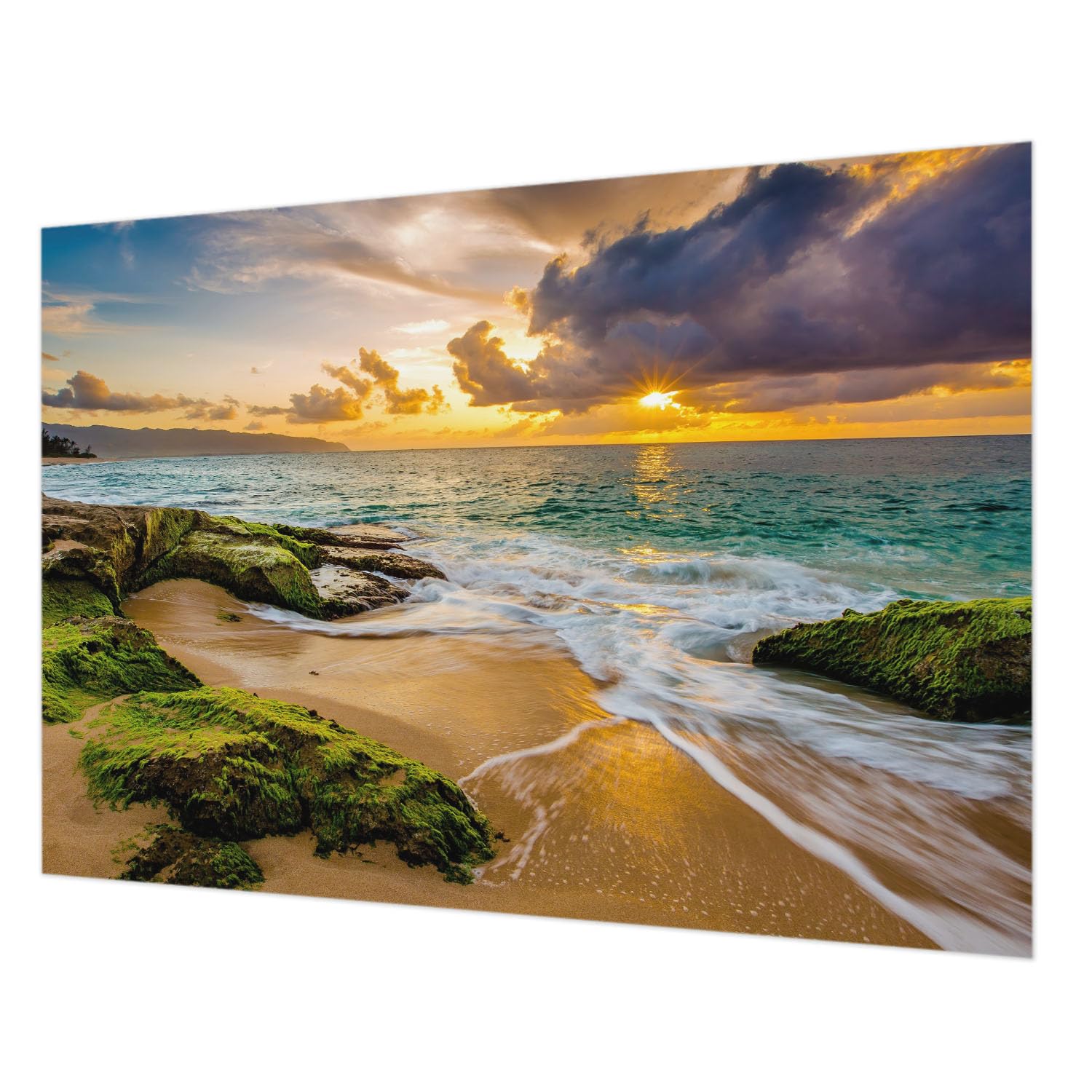 Papier peint panoramique océan pour créer une ambiance relaxante dans la chambre