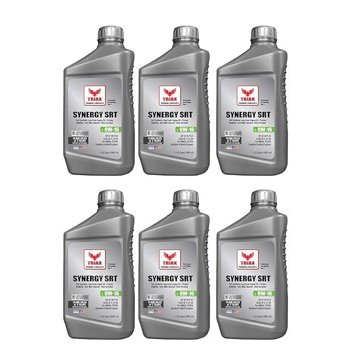 Buy TRIAX Synergy SRT 0W16 Full Synthetic PAO and Ester Engine Oil for