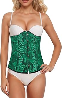 Halloween Mujer Shapewear Corsé Jacquard Hofgürtel Monocolor