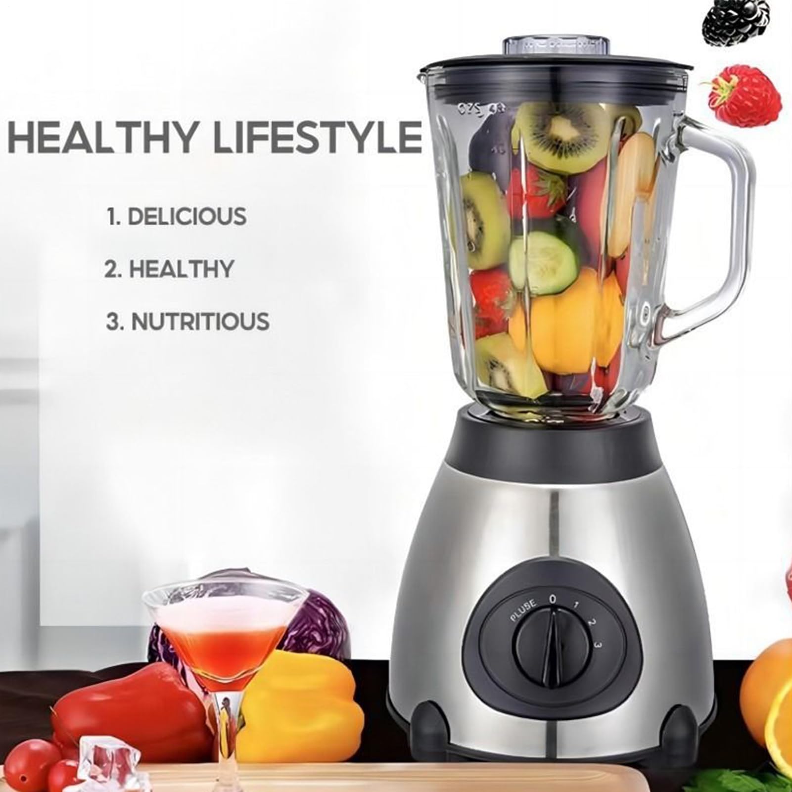 Batidora de Cocina,Robot Culinario Para Condimento Y Preparaciones | Mezclador De Alimentos De Alta Velocidad,Para El Hogar La Cocina Y Toda La Familia