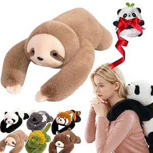Weighted Stuffed Animal Panda Sloth Bear Koala Raccoon Dinosaur Plushie with Extra-Long Hugging Arms Soft Huggable Weighted Stuffed