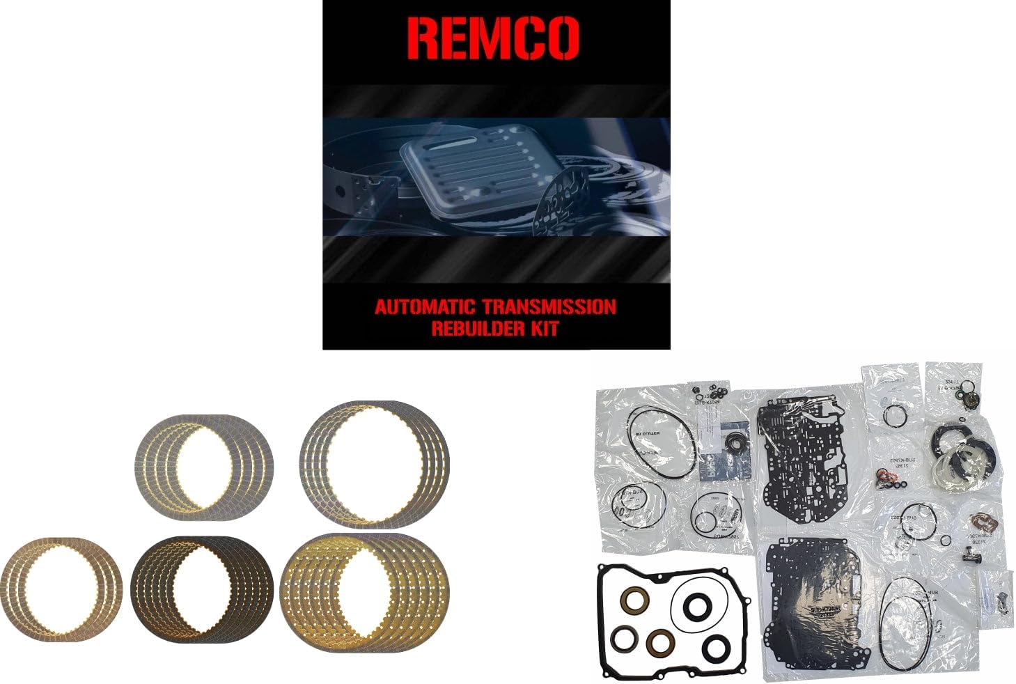 Remco Transmission Rebuild Kit for Volkswagen 09G/TF60SN/09K/09M (Complete with Gaskets Seals & Friction Plates)