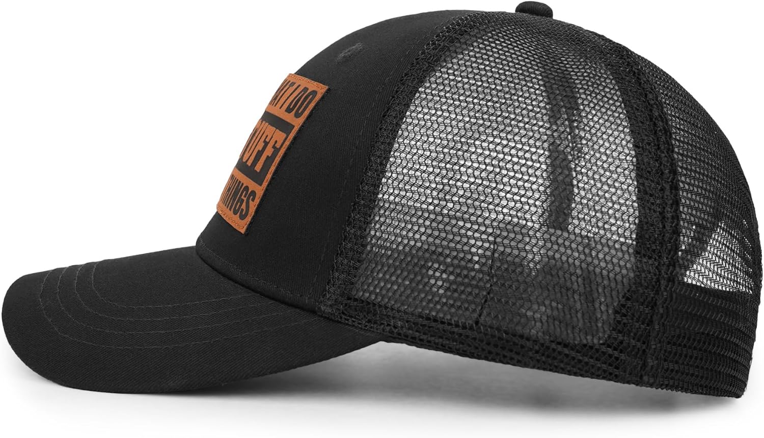 Funny Mens Trucker Hats - I Fix Stuff and Know Things Hat for Men Dad Father Uncle - Adjustable & Breathable Casual Wear - Image 8